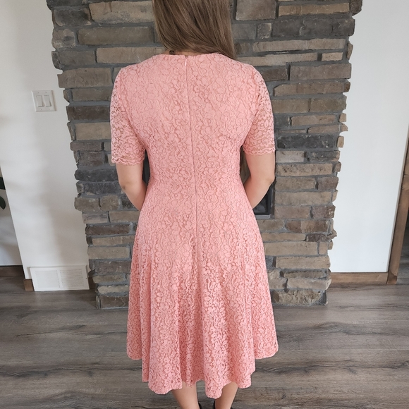 Pink Lace Dress - Picture 2 of 2